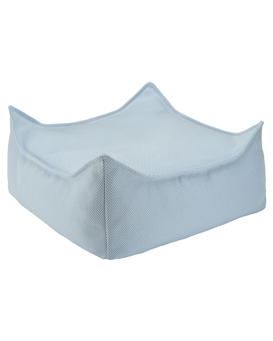 Square Ottoman Outdoor, Azure (Pre - Order) - Le Petit Marché Home Furniture