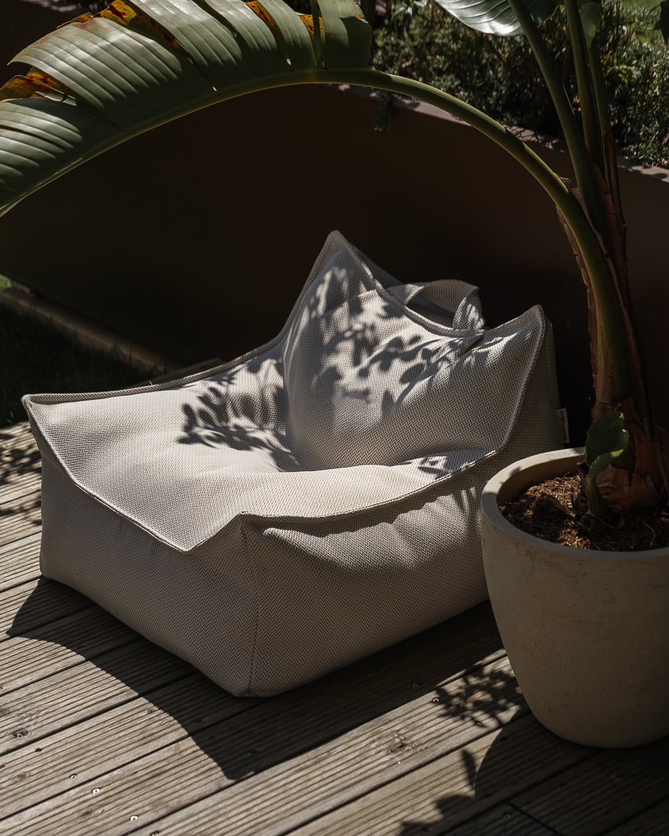 Square Ottoman Outdoor, Terra (Pre - Order) - Le Petit Marché Home Furniture