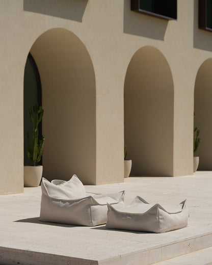 Square Ottoman Outdoor, Terra (Pre - Order) - Le Petit Marché Home Furniture