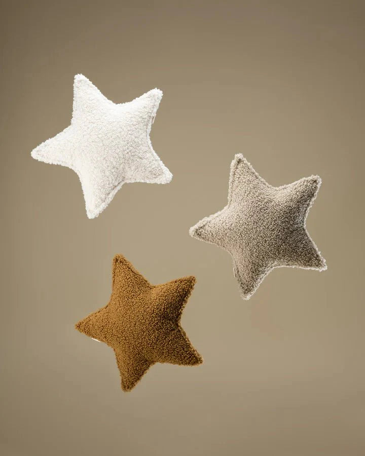 Star Cushion, Cream White - Le Petit Marché Home Furniture
