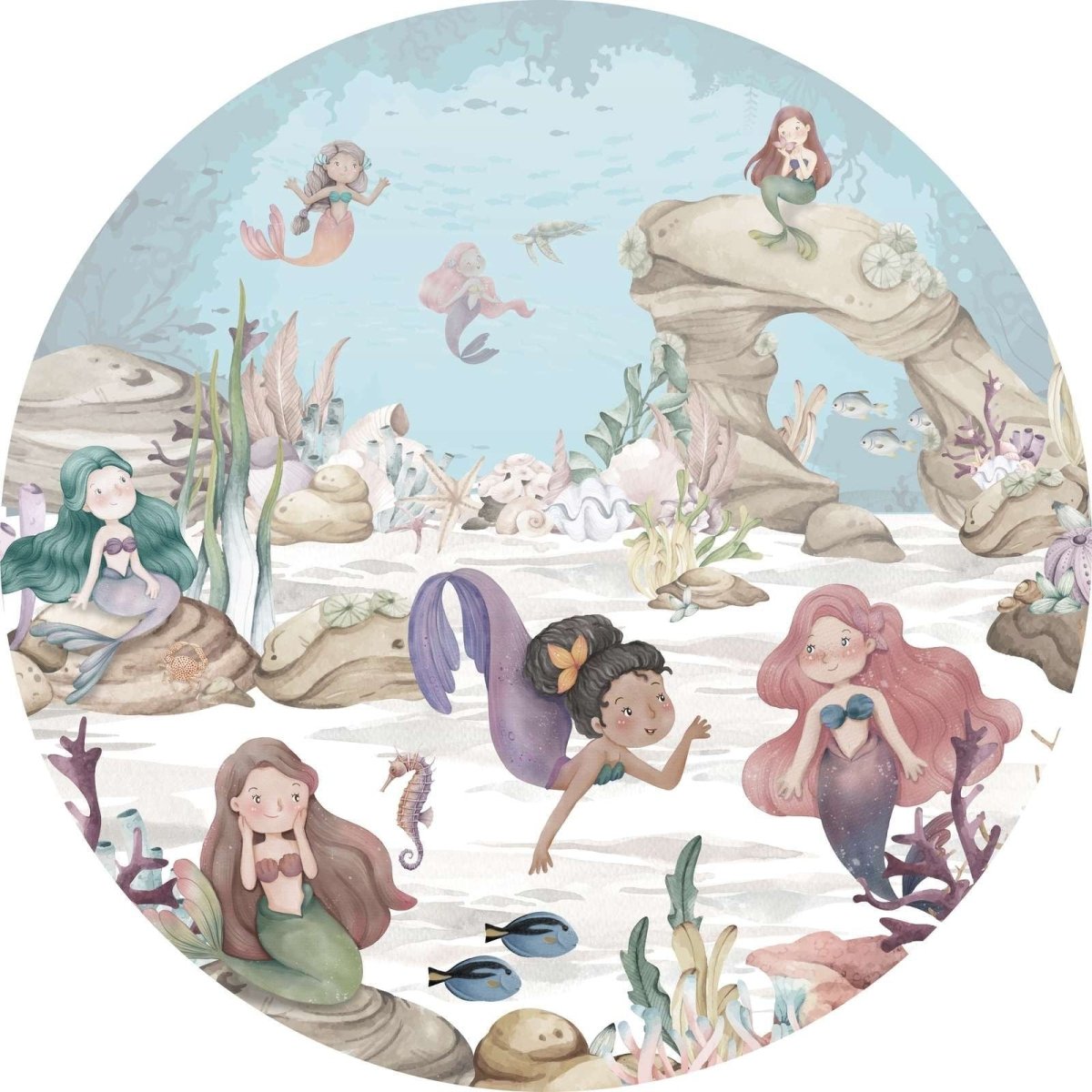 Wallpaper - Mermaid Miracles - Circle (Pre - Order) - LPM Home