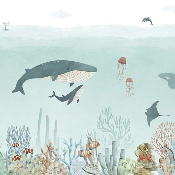 Wallpaper - Sensational Sea - Blue (Pre - Order) - LPM Home