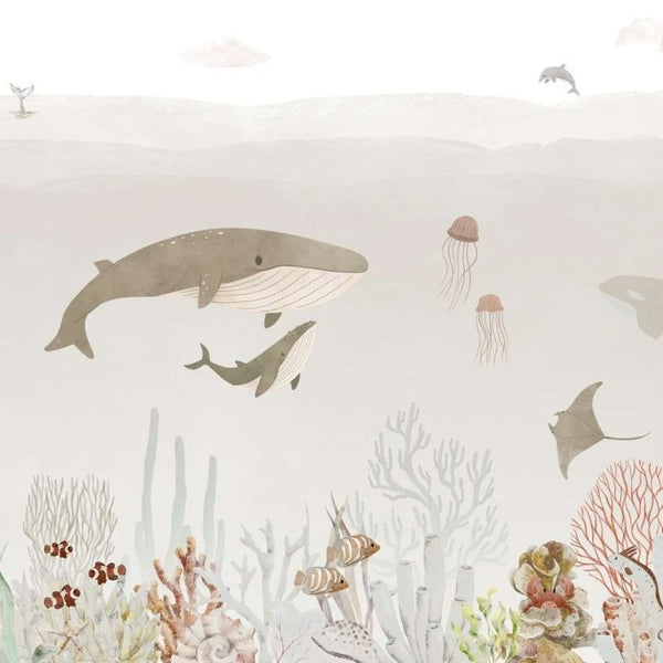 Wallpaper - Sensational Sea - Brown (Pre - Order) - LPM Home