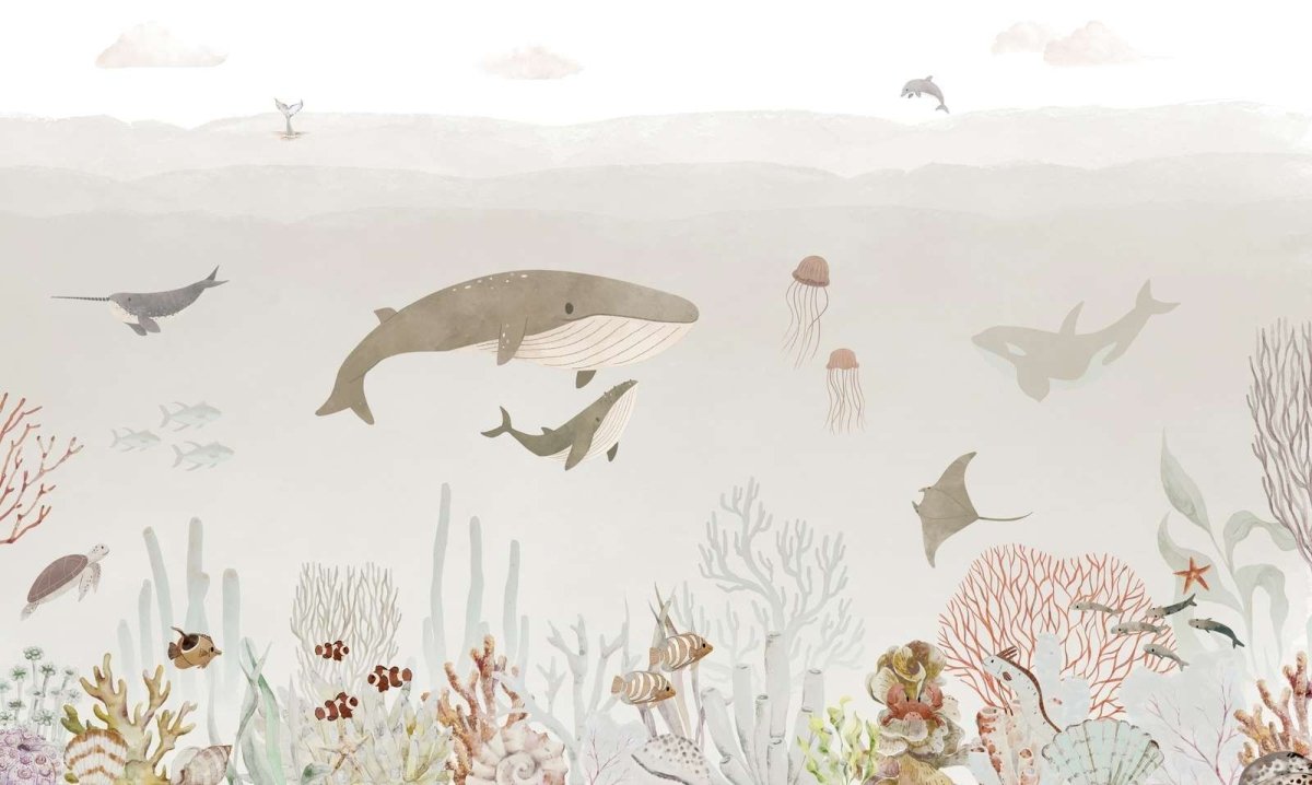 Wallpaper - Sensational Sea - Brown (Pre - Order) - LPM Home