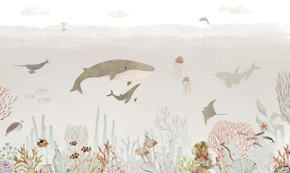 Wallpaper - Sensational Sea - Brown (Pre - Order) - LPM Home