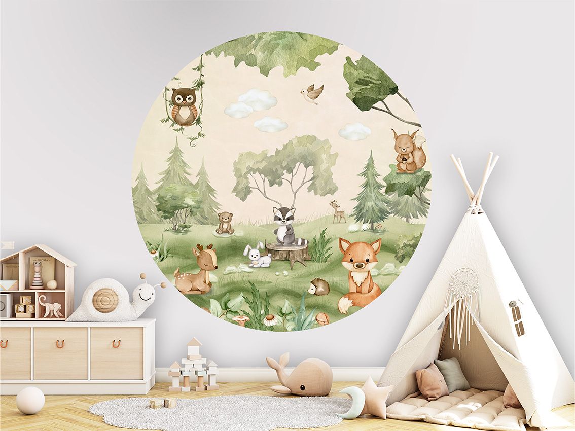 Wallpaper - Woodland Joy - Circle (Pre - Order) - LPM Home