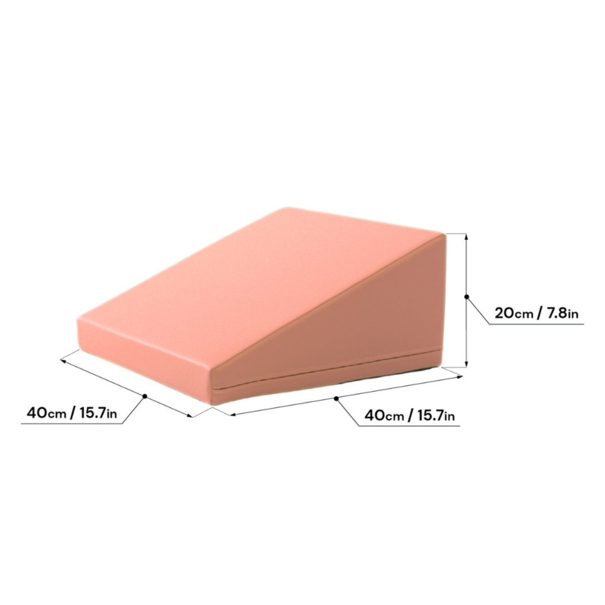 Wedge Soft Play, Salmon Pink (Pre - Order) - Le Petit Marché Home Furniture