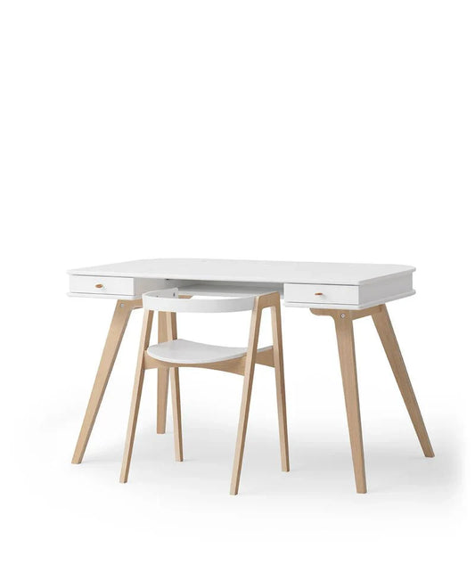 Wood Desk 72.6 cm & Armchair - Le Petit Marché Home Furniture