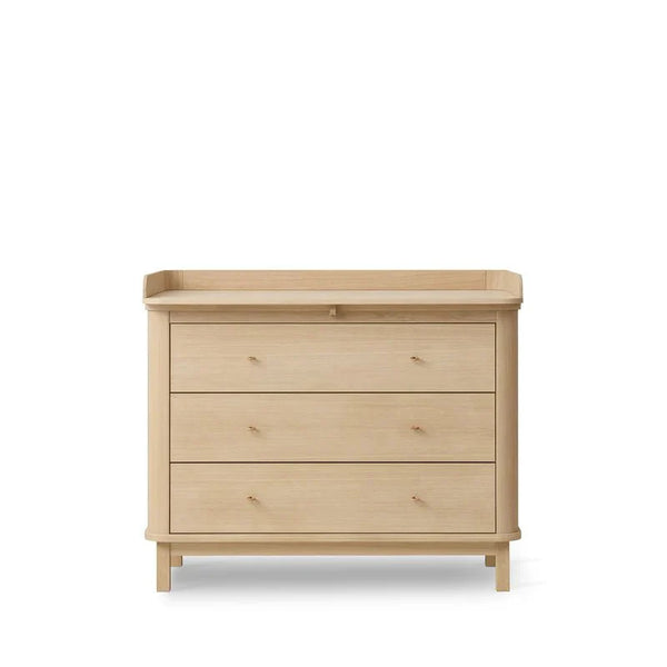 Wood Nursery Dresser 3 Drawers, Oak - Le Petit Marché Home Furniture