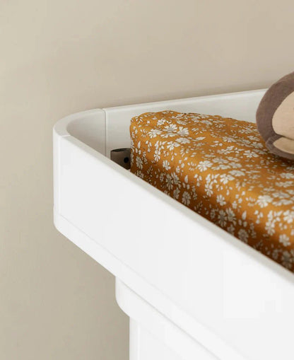 Wood Nursery Dresser 3 Drawers, White (Pre - Order) - LPM Home