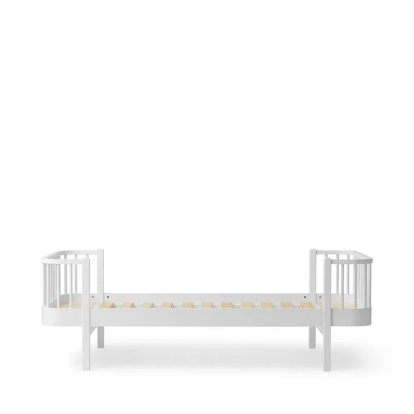 Wood Original Bed, White - Le Petit Marché Home Furniture