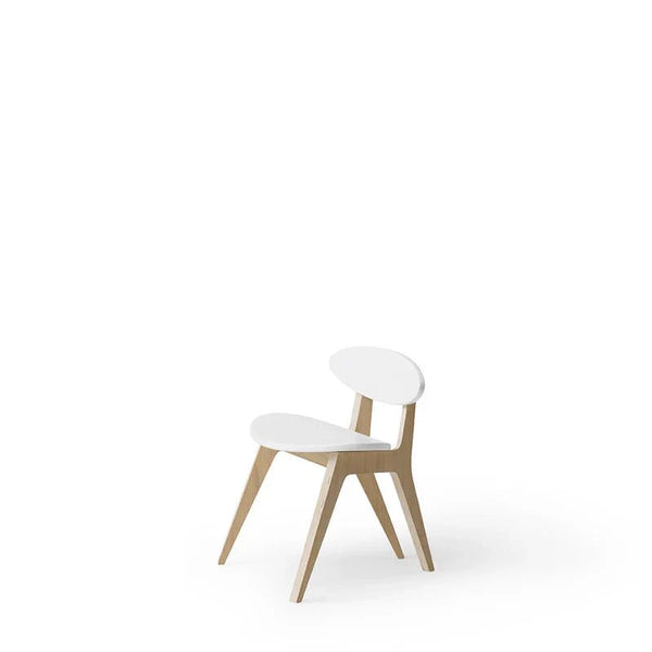 Wood PingPong Chair, White/Oak - Le Petit Marché Home Furniture