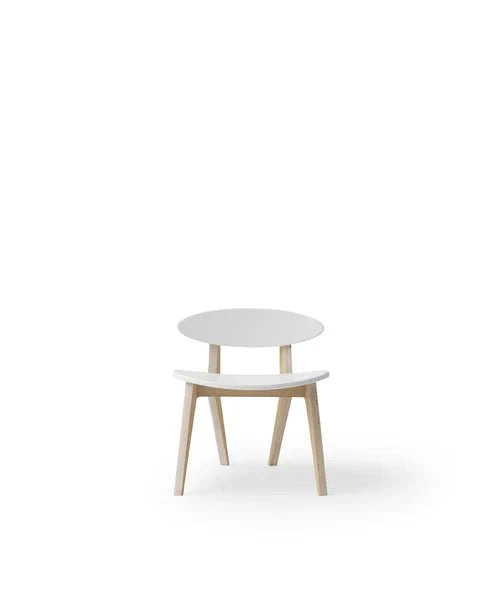 Wood PingPong chair, white/oak - Le Petit Marché Home Furniture