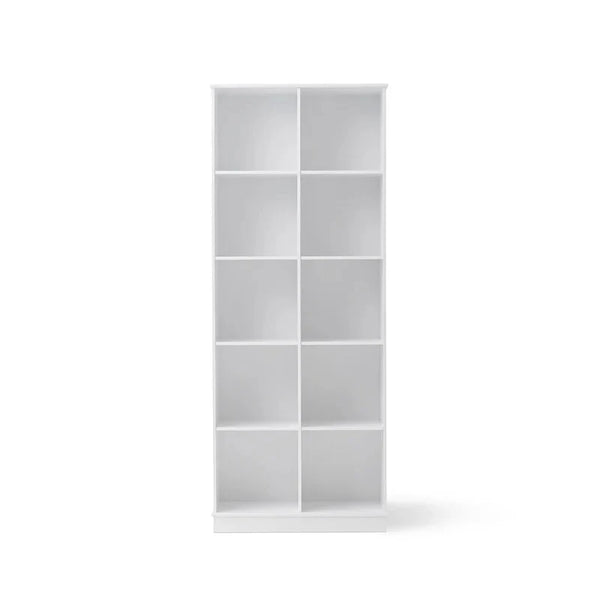Wood Shelving Unit 2x5 with Base - Le Petit Marché Home Furniture