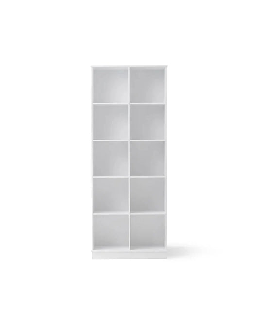 Wood Shelving Unit 2x5 with Base - Le Petit Marché Home Furniture