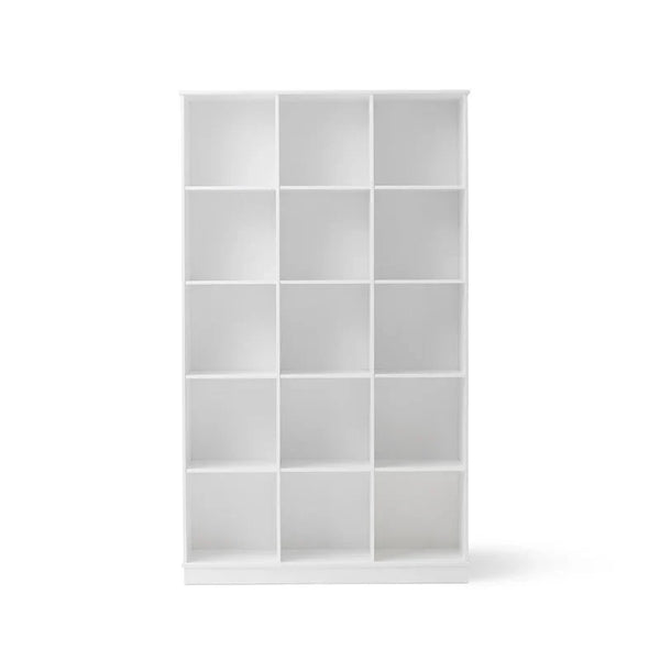 Wood Shelving Unit 3x5 with Base - Le Petit Marché Home Furniture