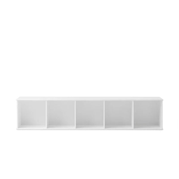 Wood Shelving Unit 5x1 w. Support - Le Petit Marché Home Furniture